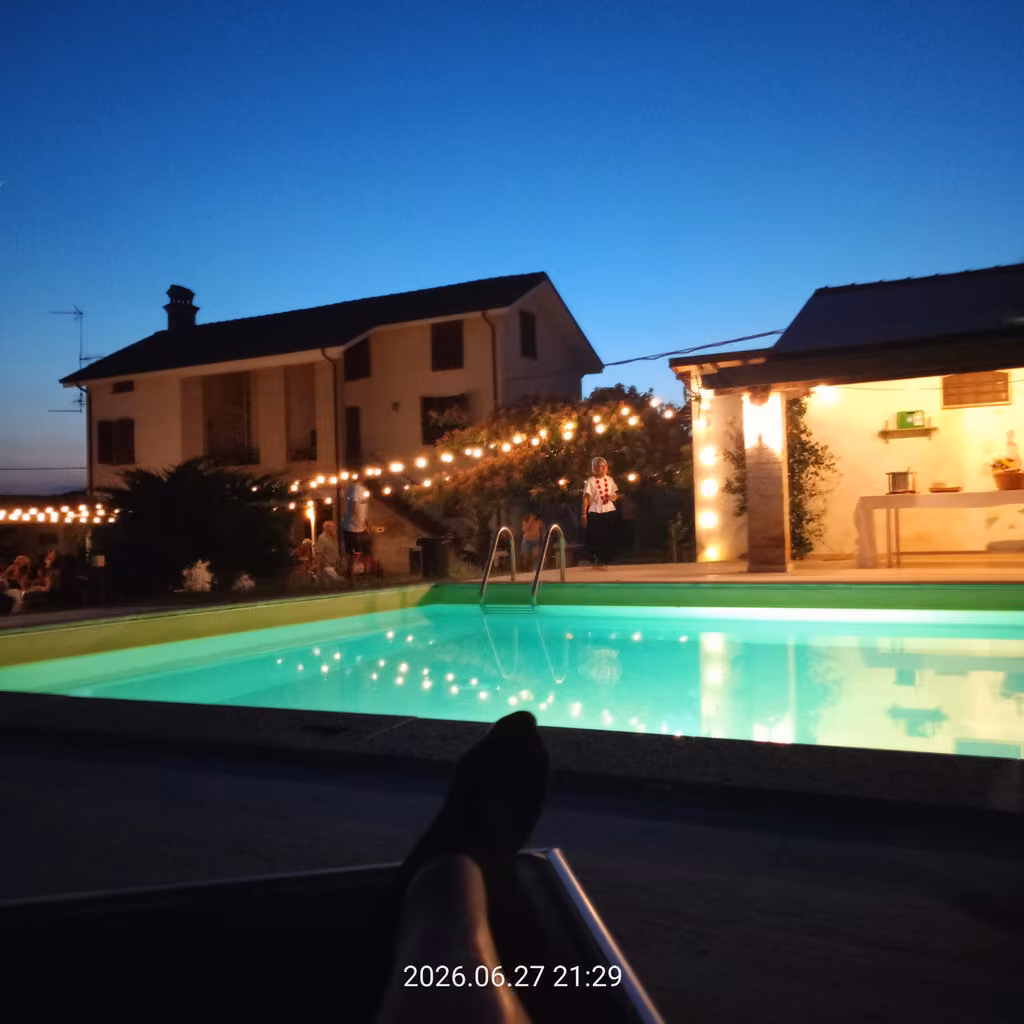 Particolare della casa colonica dove si trovano le camere dell'agriturismo